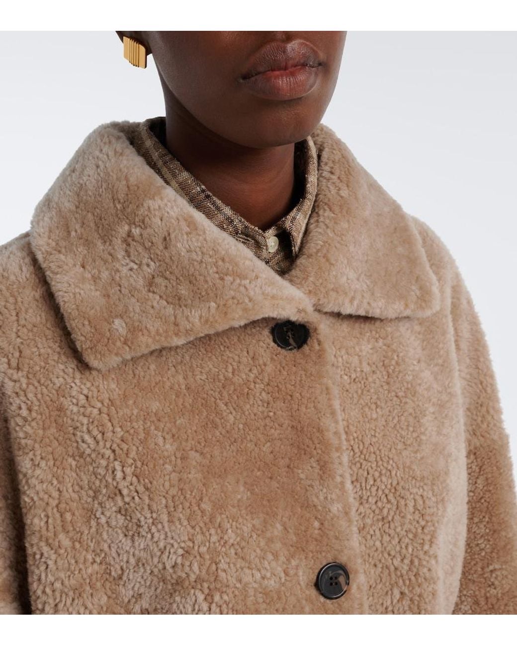 Arma Natural Isabella Reversible Shearling Jacket