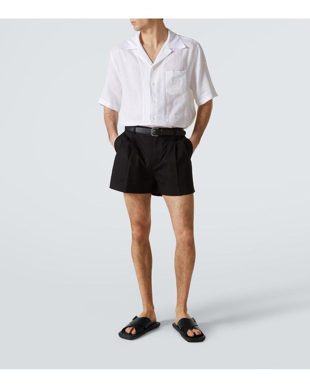 Dolce & Gabbana White Linen Shirt for men