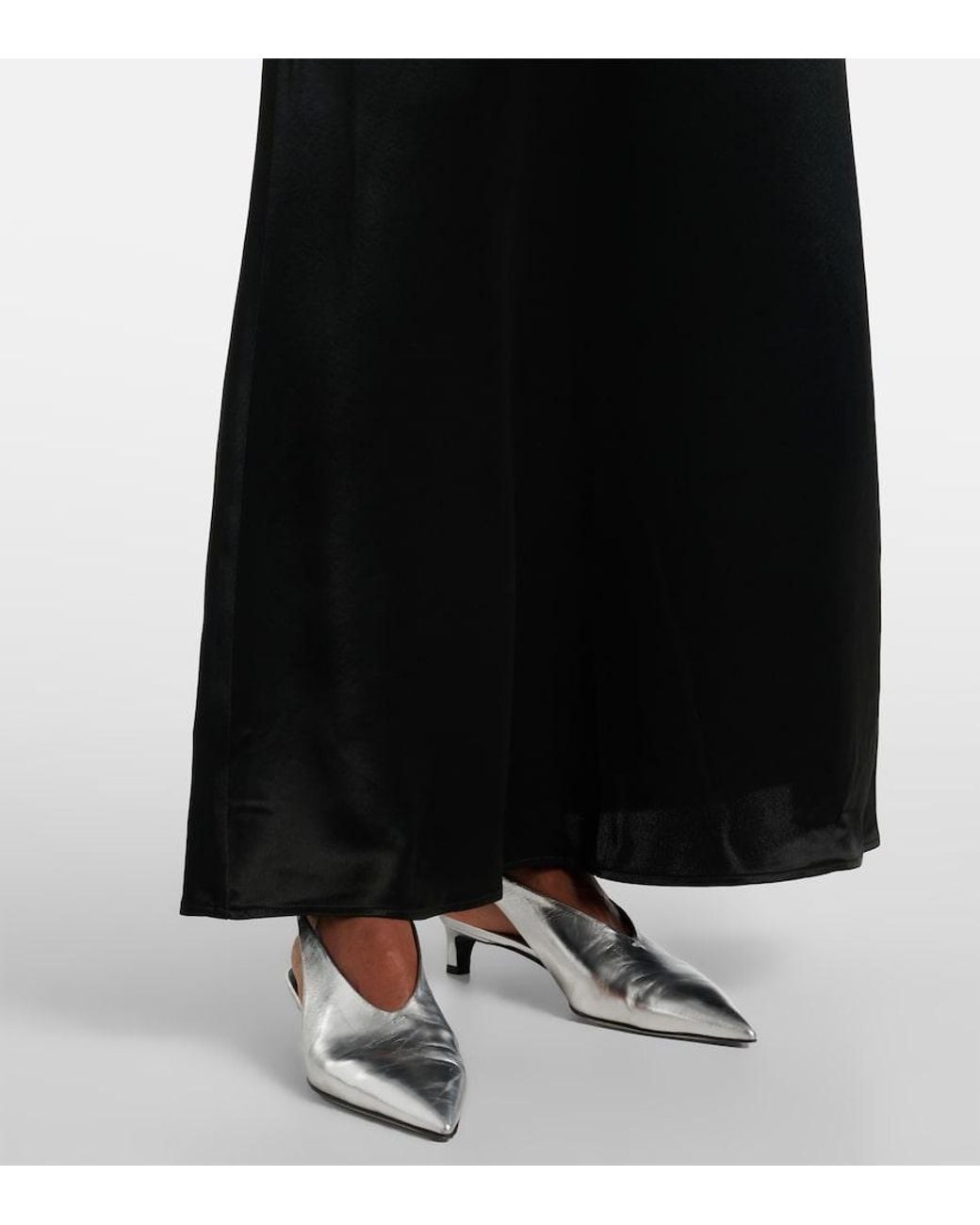 Staud Black Nile Maxi Dress