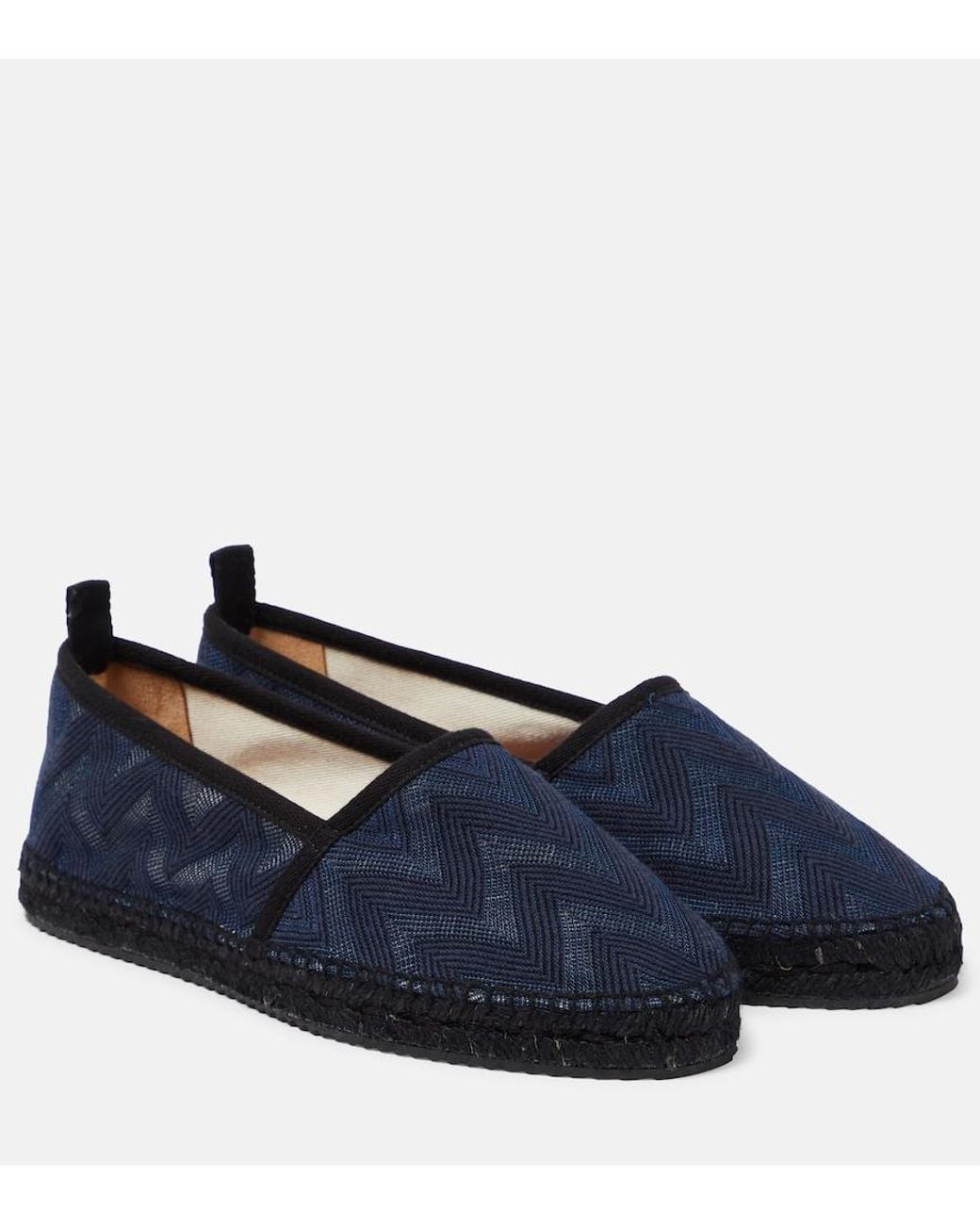 Missoni Blue Espadrilles Elle Zig Zag