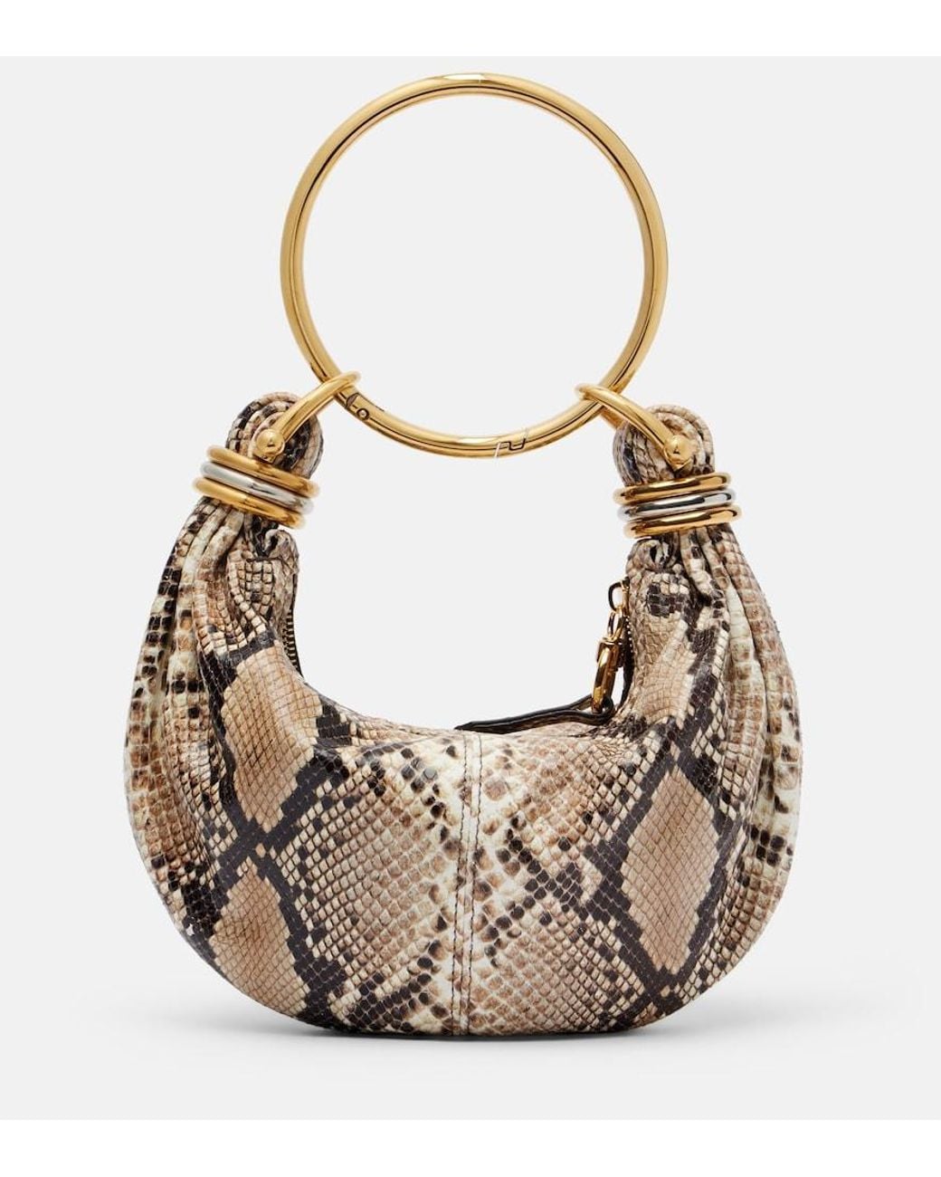 Chloé Metallic Bracelet Small Leather Top-Handle Bag