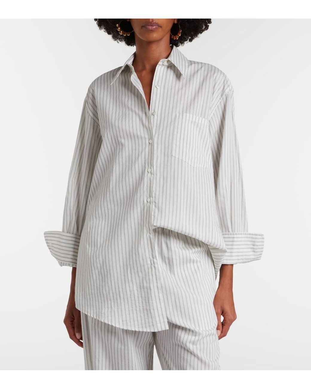 Camicia di Rohe in White