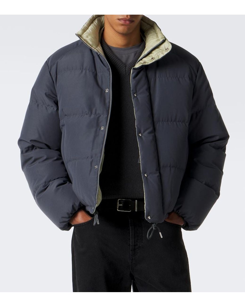 Moncler Blue Verone Down Jacket for men