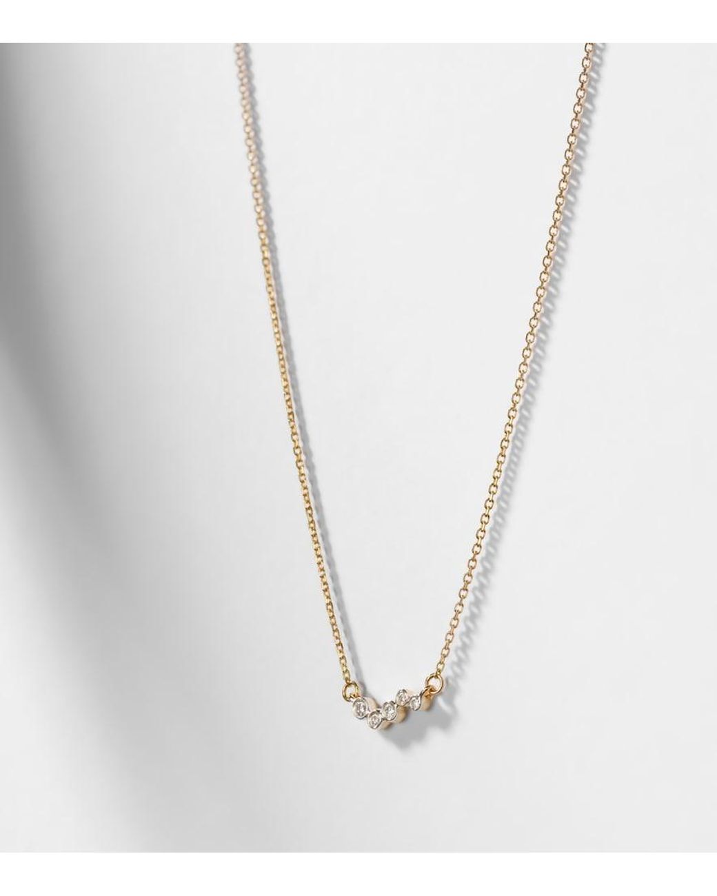 Mateo White 14Kt Necklace With Diamonds