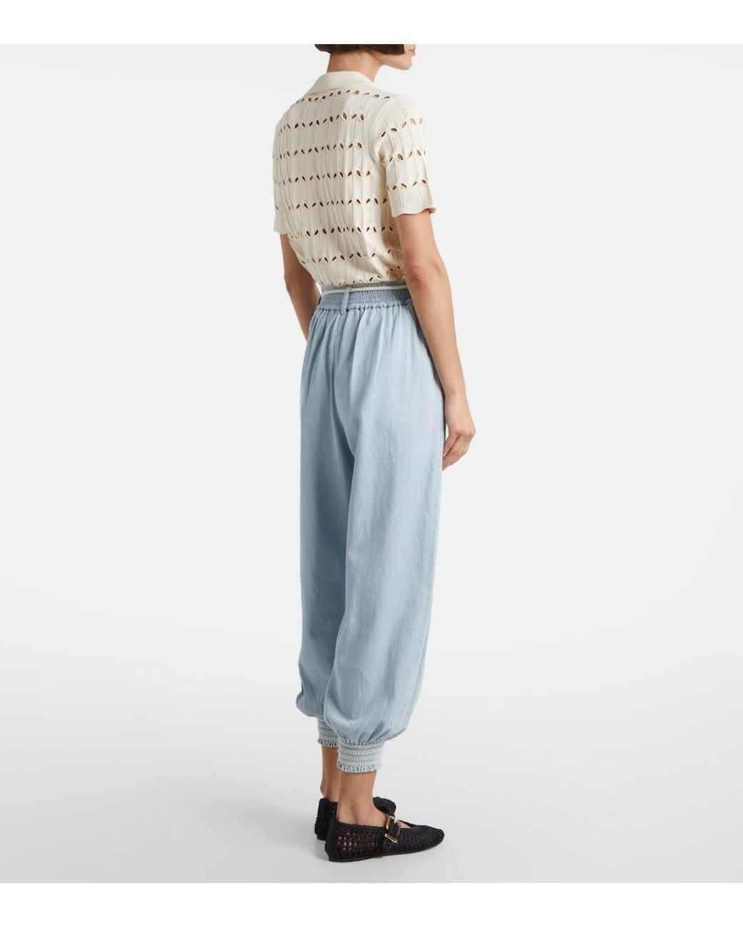 Zimmermann Blue Ascension Tapered Jeans