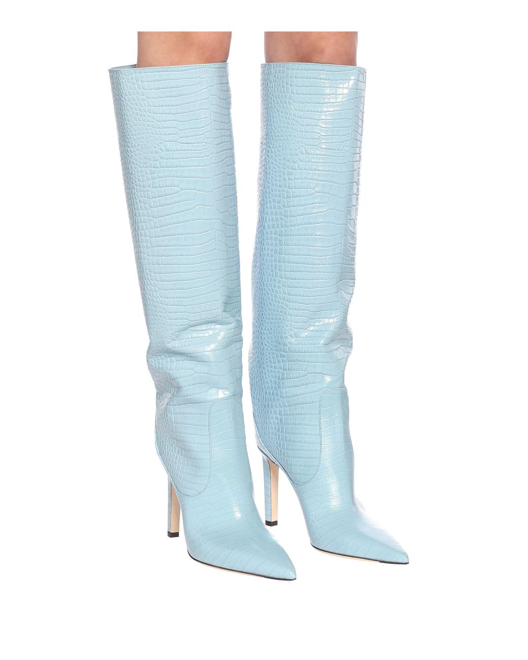 Jimmy choo blue best sale boots
