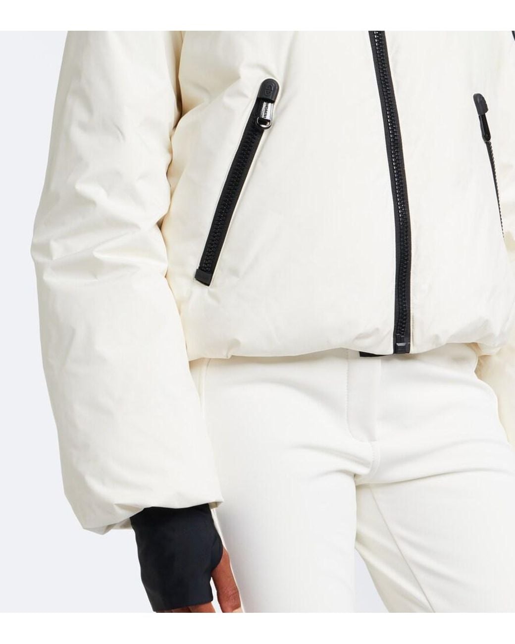 Goldbergh White Porter Hooded Ski Jacket