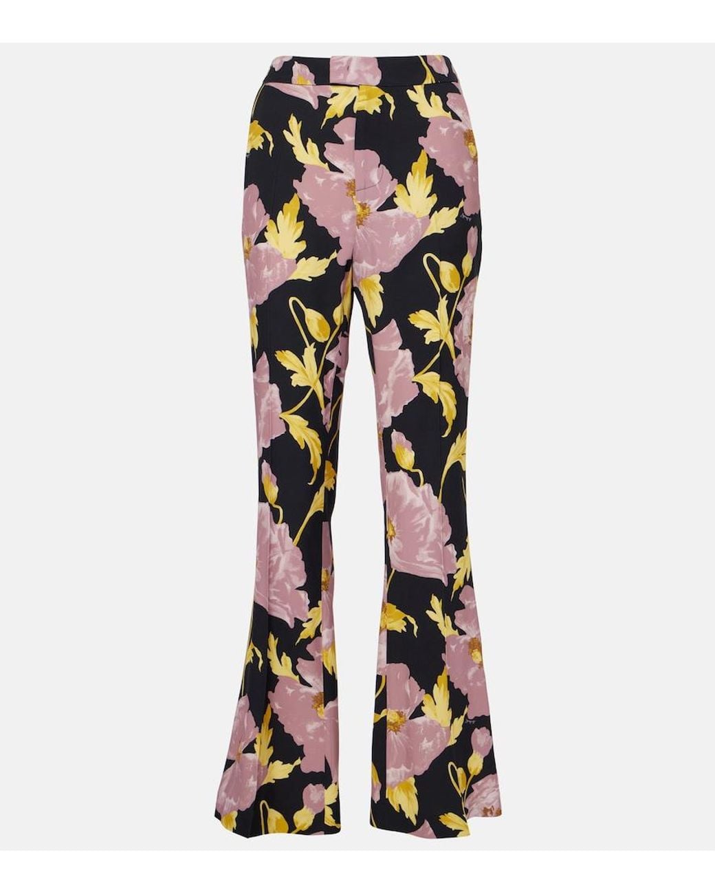 LaDoubleJ Multicolor Saturday Night Printed Bootcut Pants