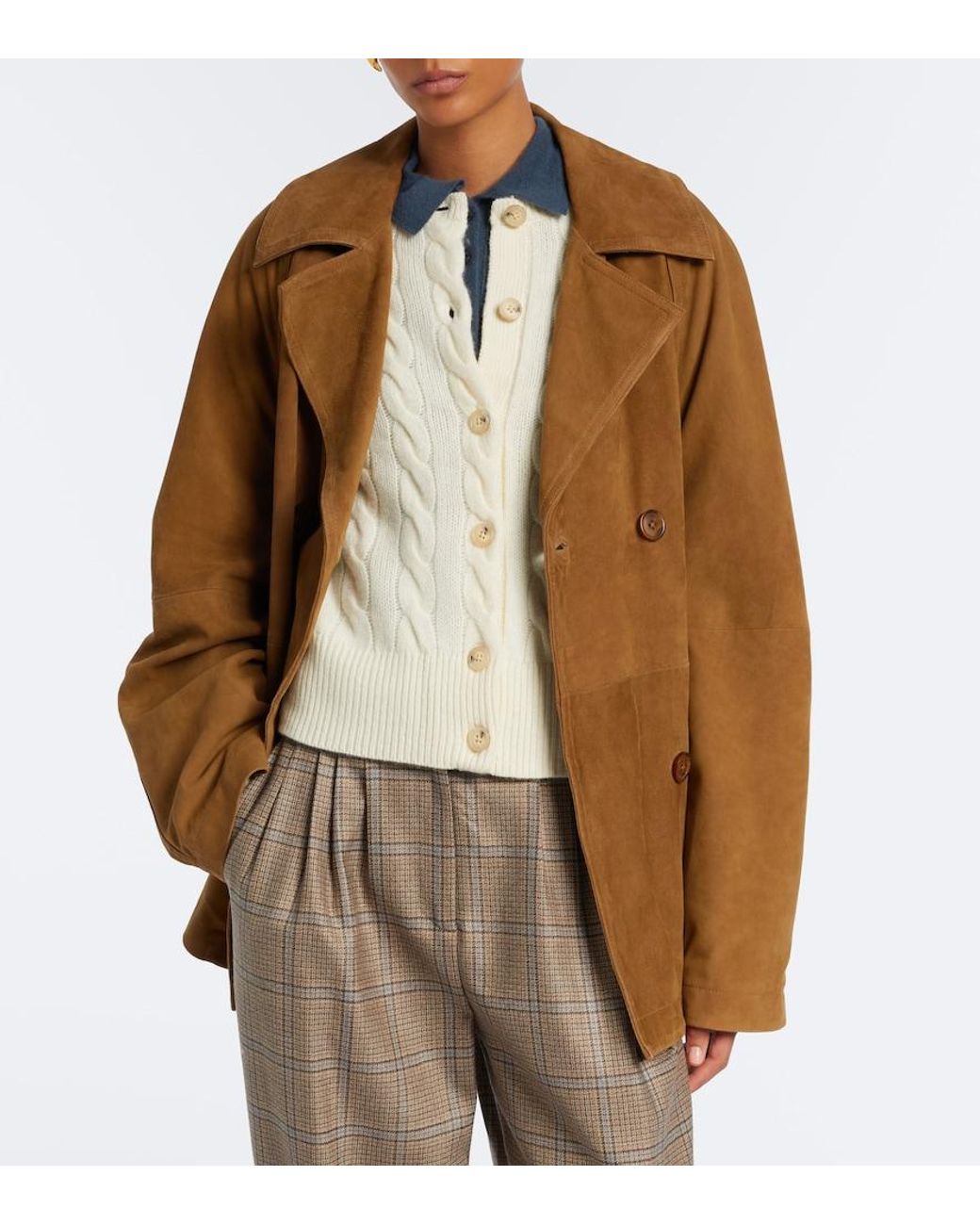 Polo Ralph Lauren Natural Cable-Knit Wool And Cashmere Cardigan