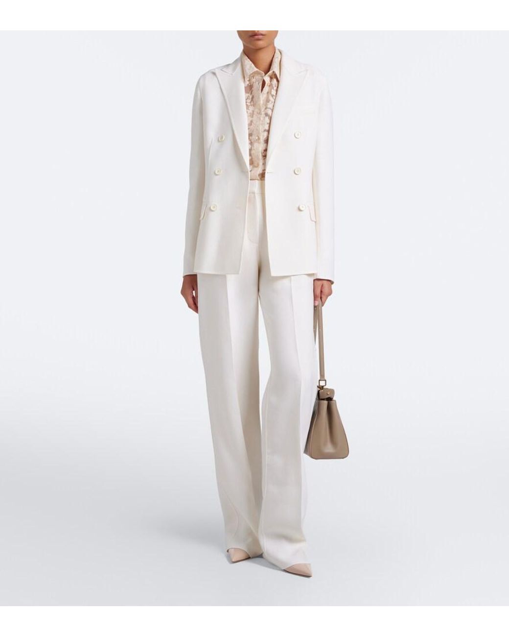 Camisa De Encaje Fendi de color White