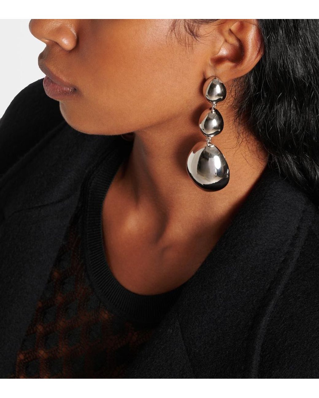 Isabel Marant White Awa Drop Earrings