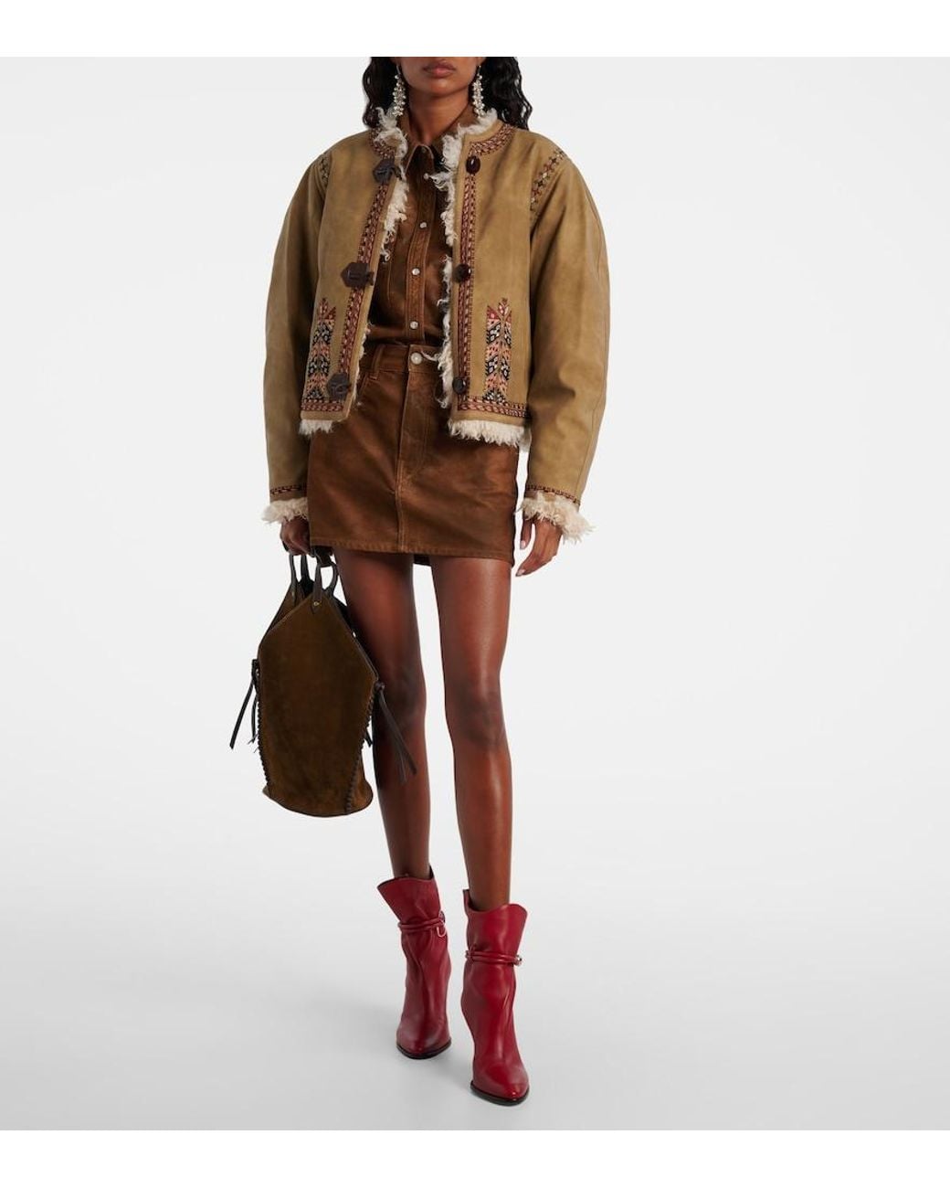 Isabel Marant Brown 'Cely' Jacket