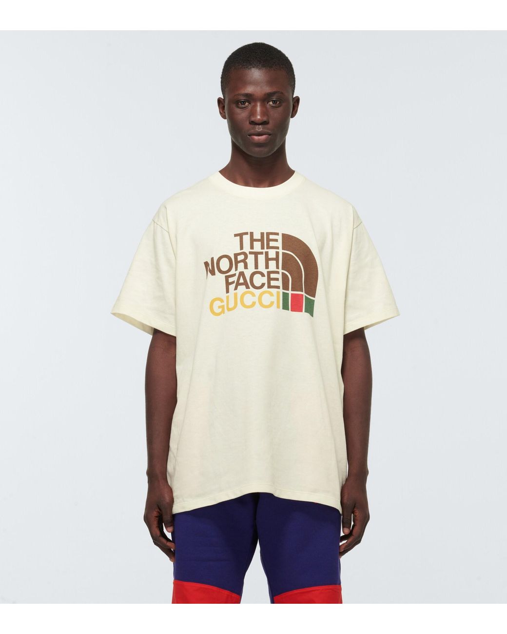 Gucci The North Face X Cotton T-shirt in White for Men