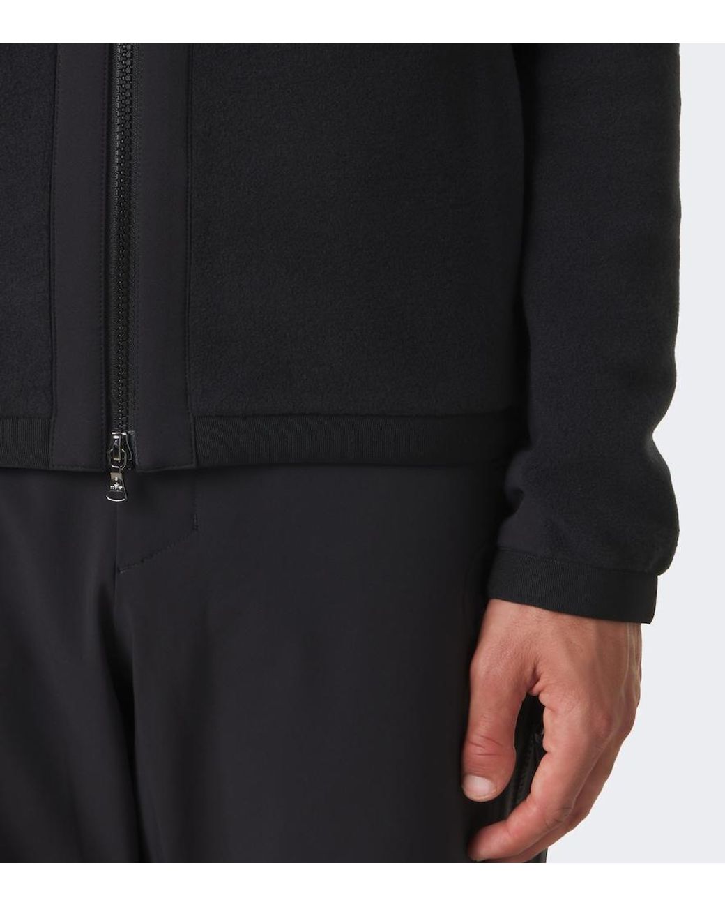 Bogner Black Gaston Fleece Ski Jacket for men