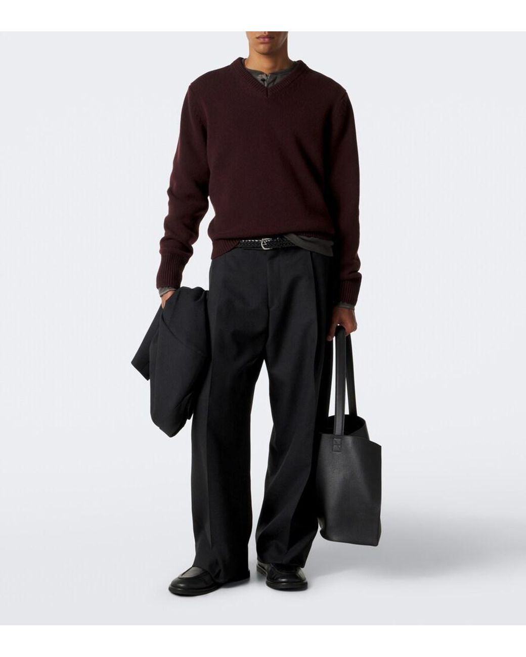 Studio Nicholson Brown Miska Wool Sweater for men