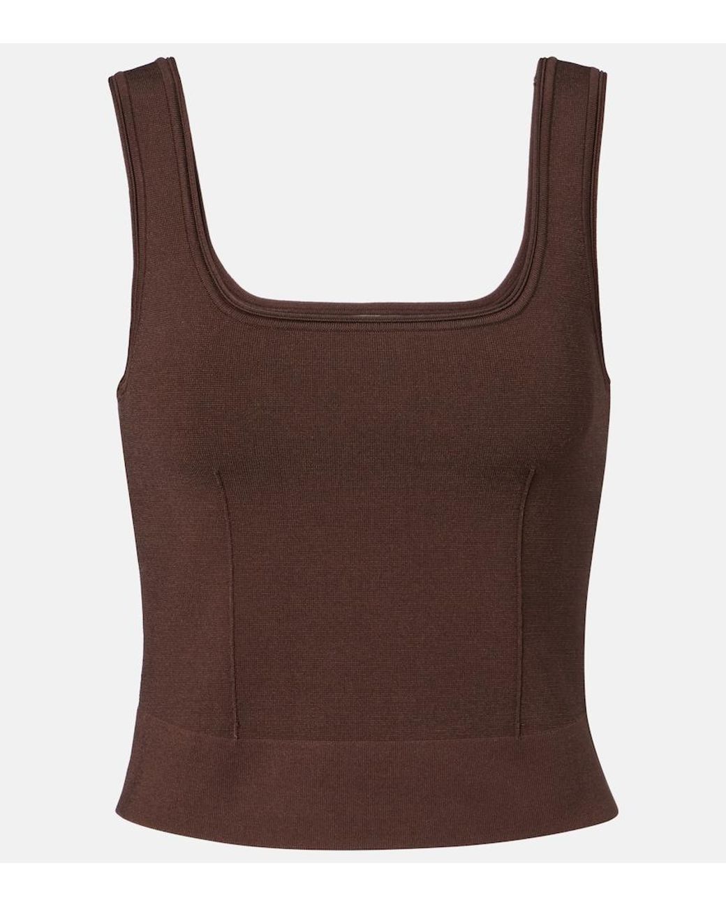 Tank Top Ramaina Jonathan Simkhai de color Brown