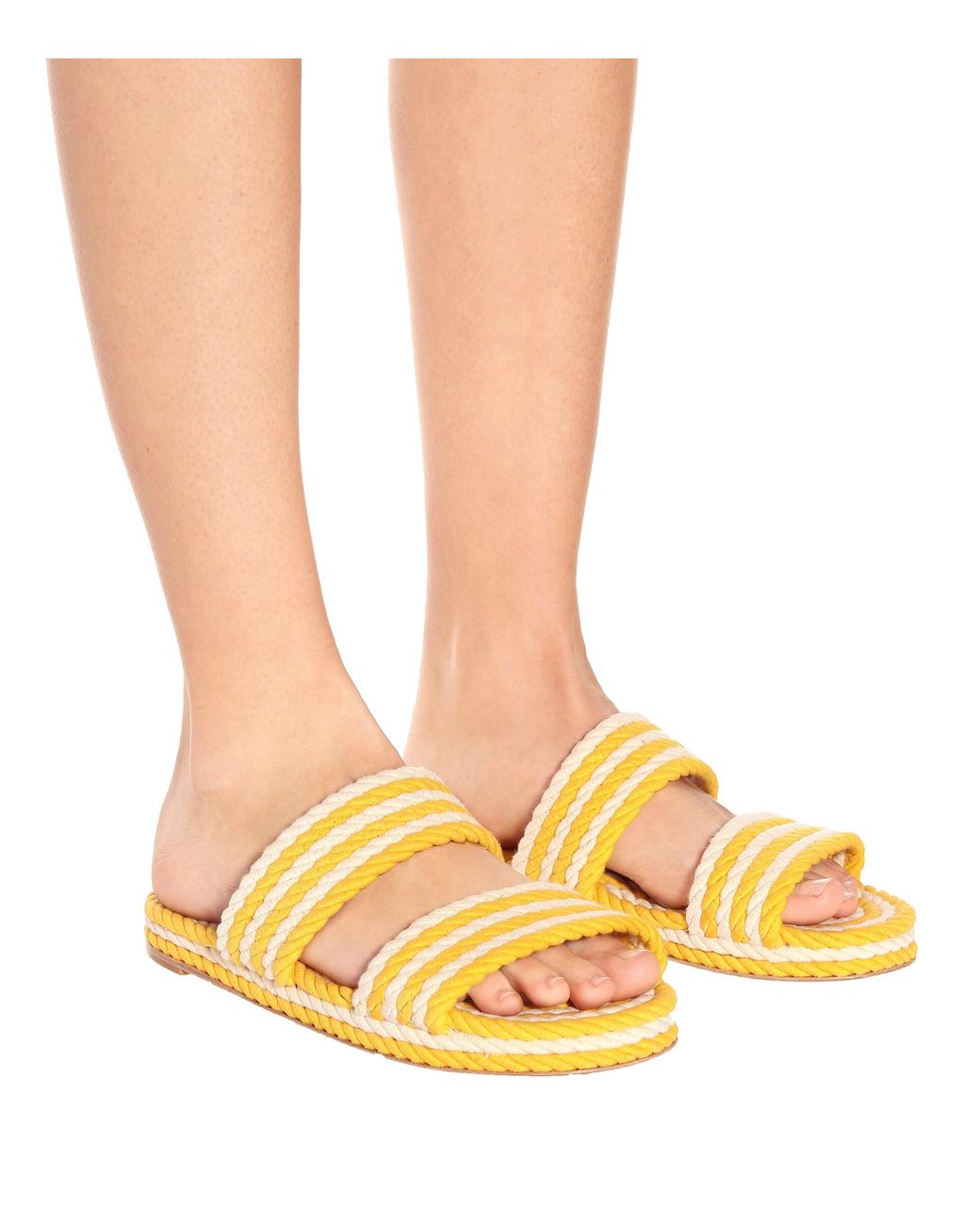 Zimmermann Rope Slides in Yellow | Lyst