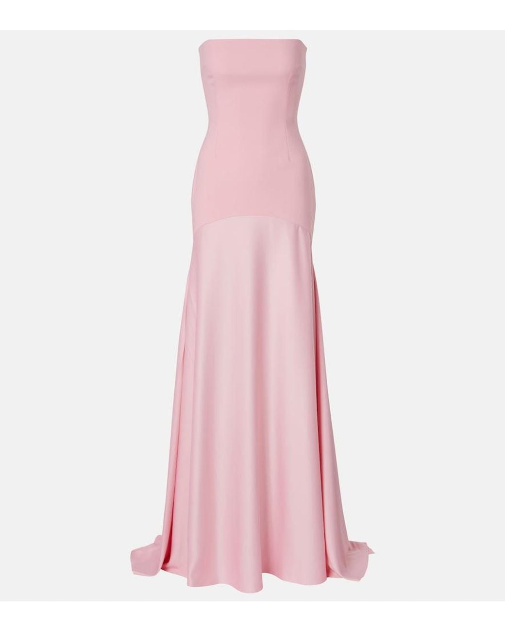 Solace London Pink Alessandra Satin Gown