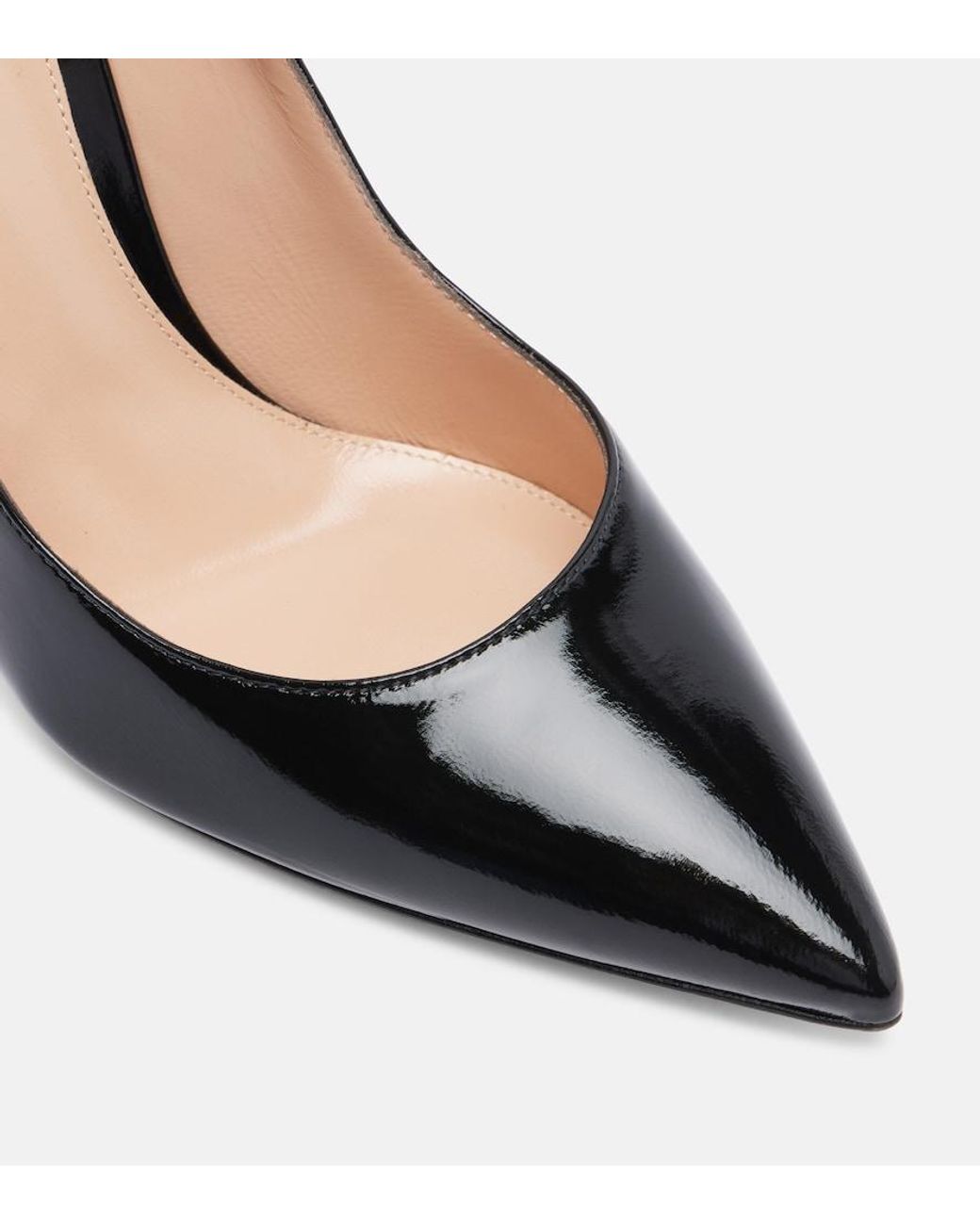 Gianvito Rossi Black Gianvito 105 Patent Leather Pumps