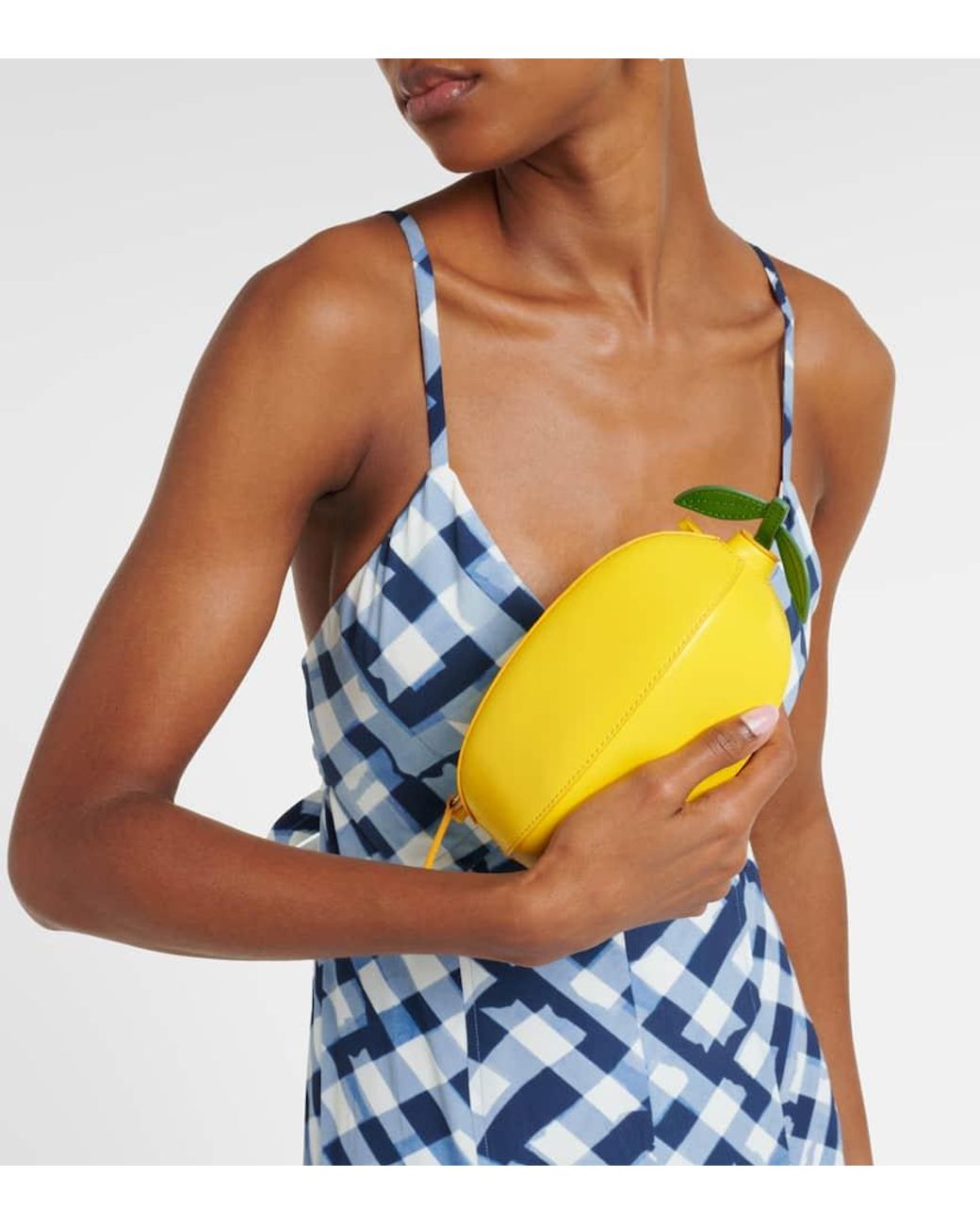 Sac Limona En Cuir Staud en coloris Yellow