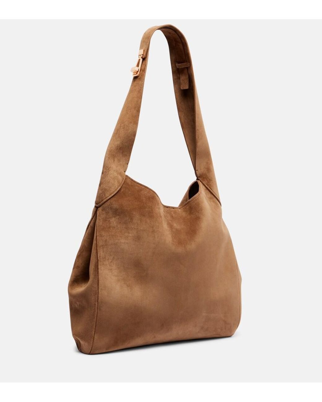 Gabriela Hearst Brown Small Suede Tote Bag
