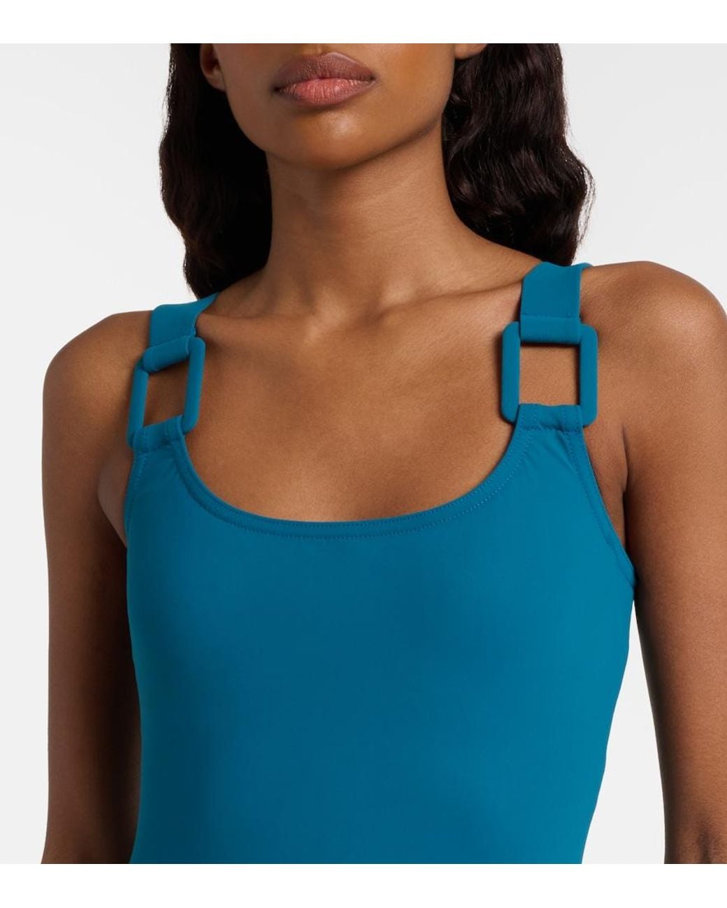 Karla Colletto Blue Mira Swimsuit