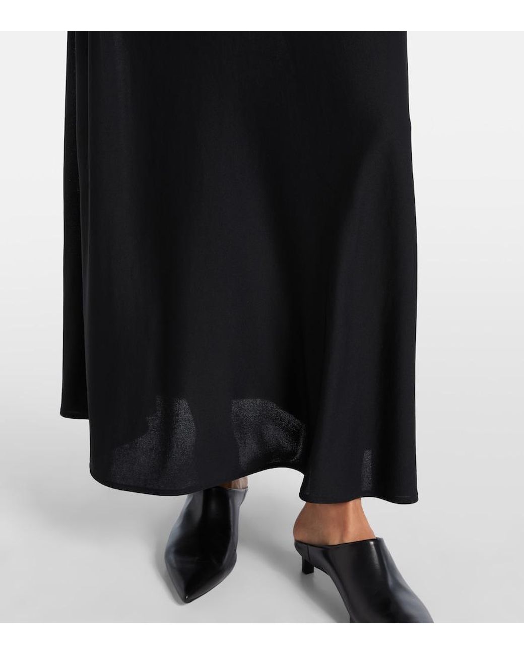 Jil Sander Black Knitted Maxi Dress