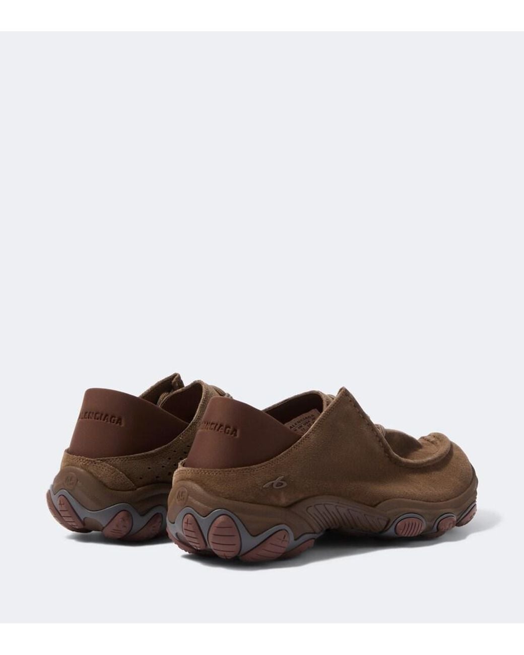 Balenciaga Brown Pace Suede Sneakers for men