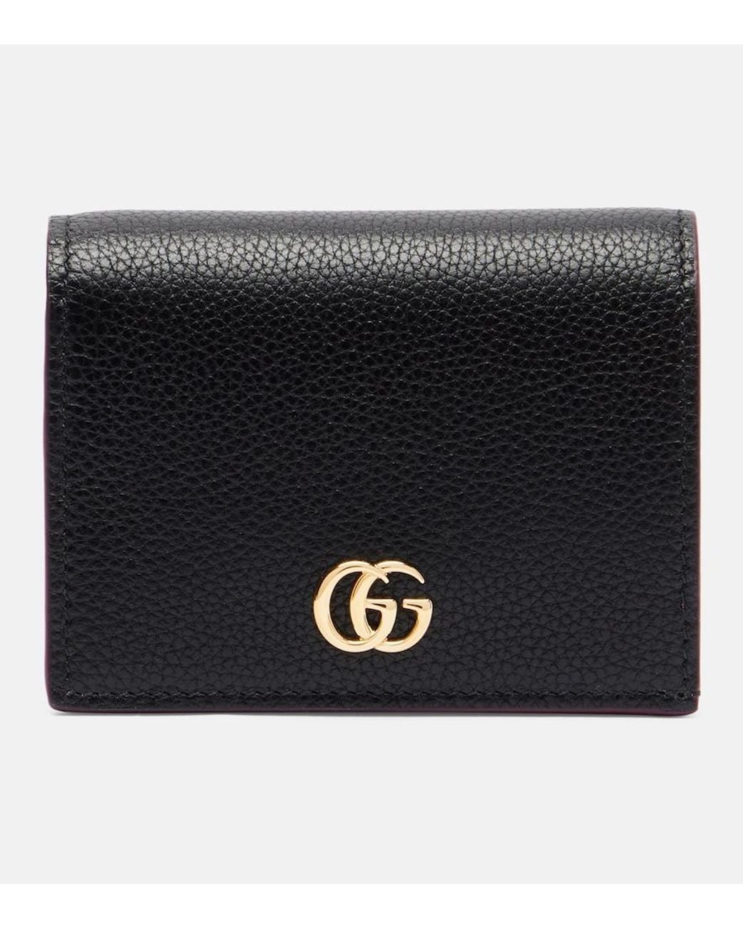 Gucci Black Gg Marmont Leather Wallet