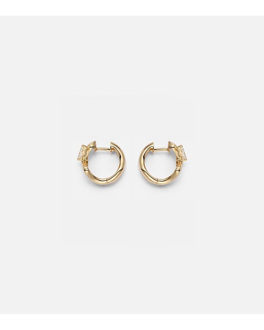 SHAY White 18Kt Earrings With Diamonds