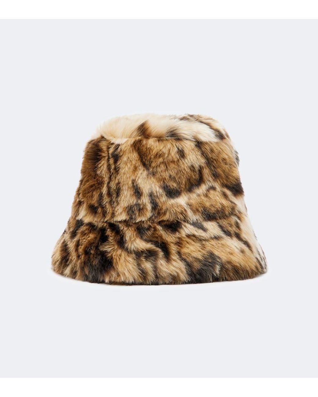 Etro Natural Leopard-Print Bucket Hat
