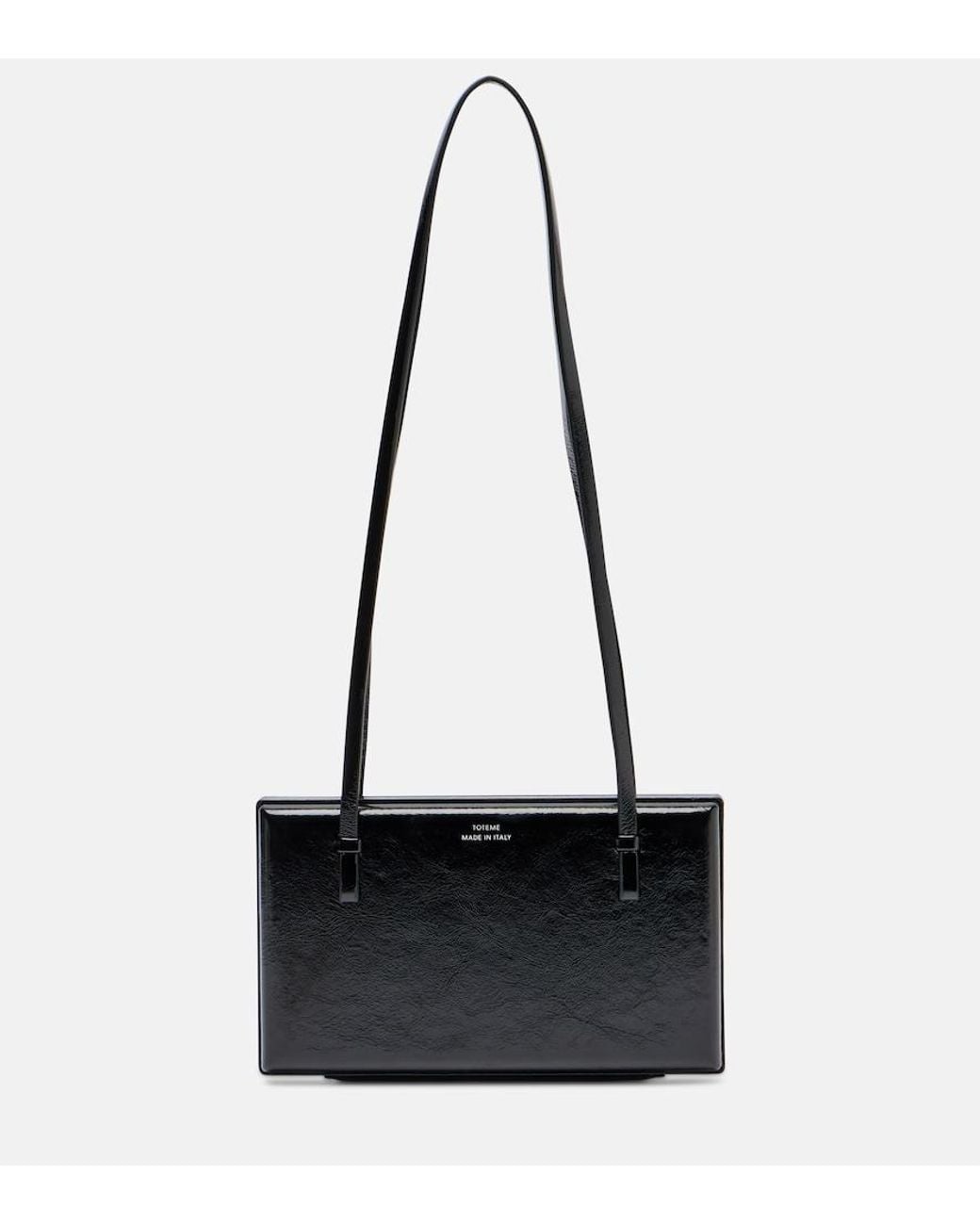 Totême Black Cocktail Leather Shoulder Bag