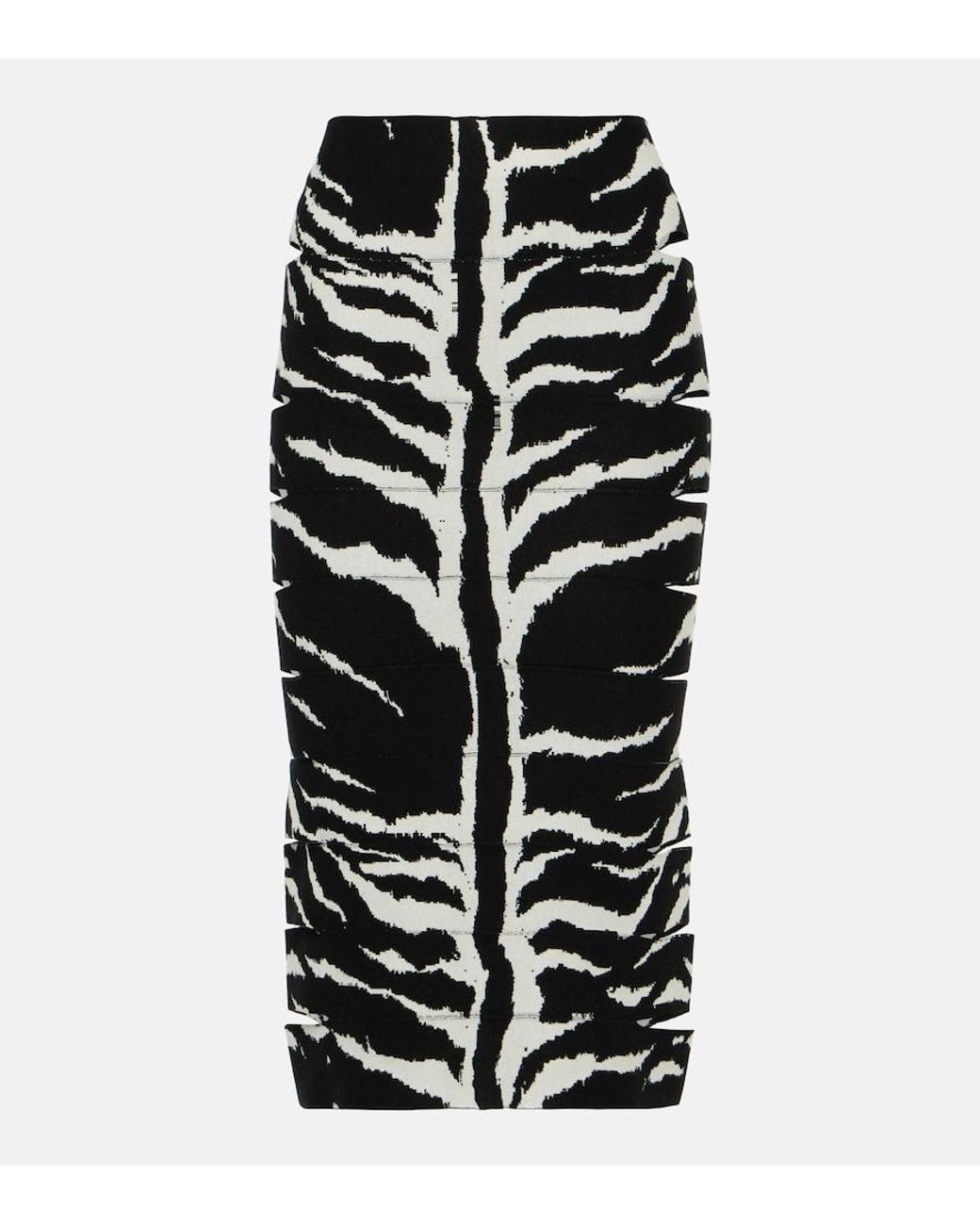Alaïa Black Midi Skirts