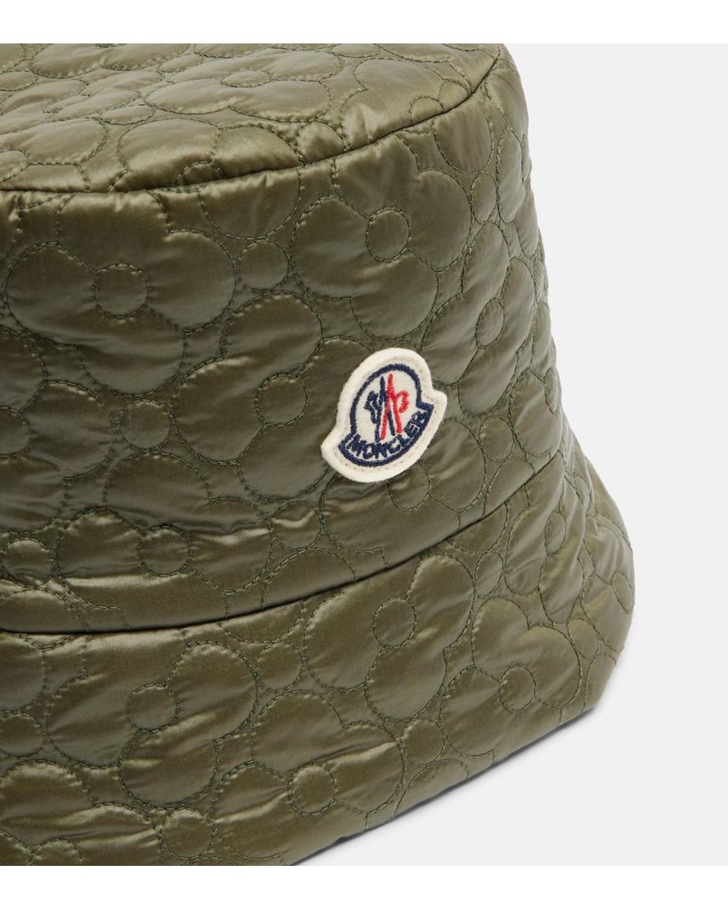 Moncler Green Padded Reversible Bucket Hat