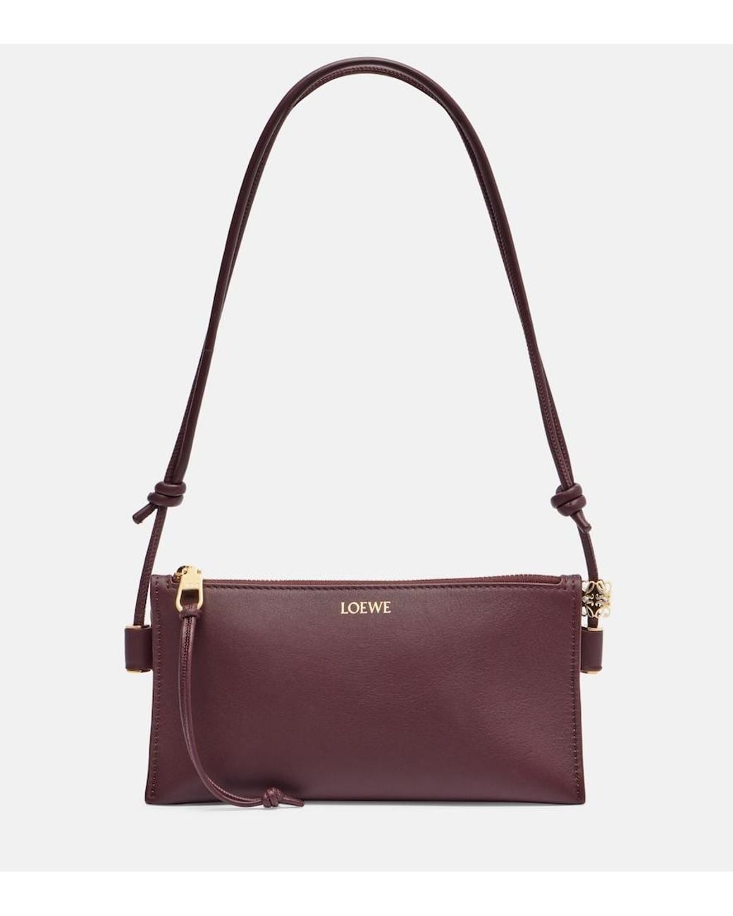 Loewe Purple Joya Leather Shoulder Bag