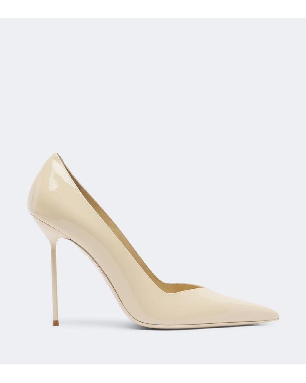 Paris Texas Natural Lidia Patent Leather Pumps