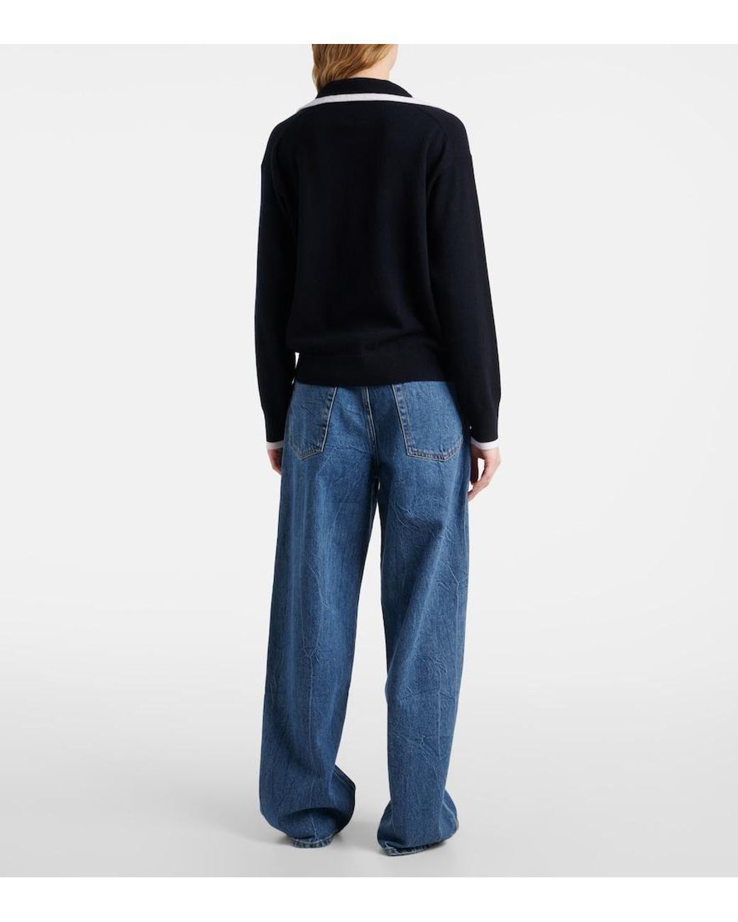 Jardin Des Orangers Blue Cashmere Sweater