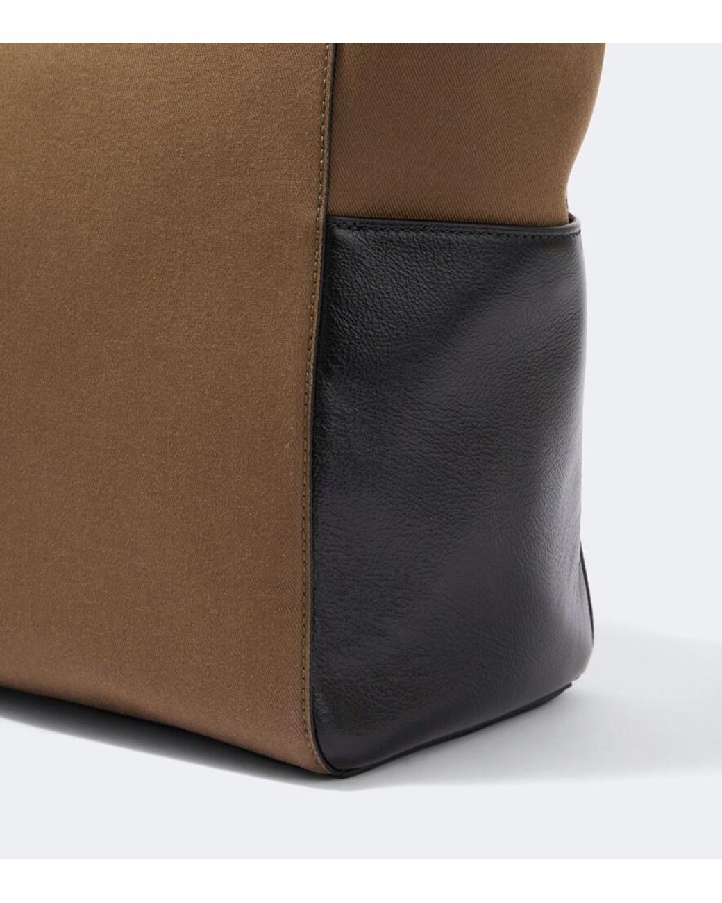 Metier Brown Passerby North-South Canvas Tote Bag for men