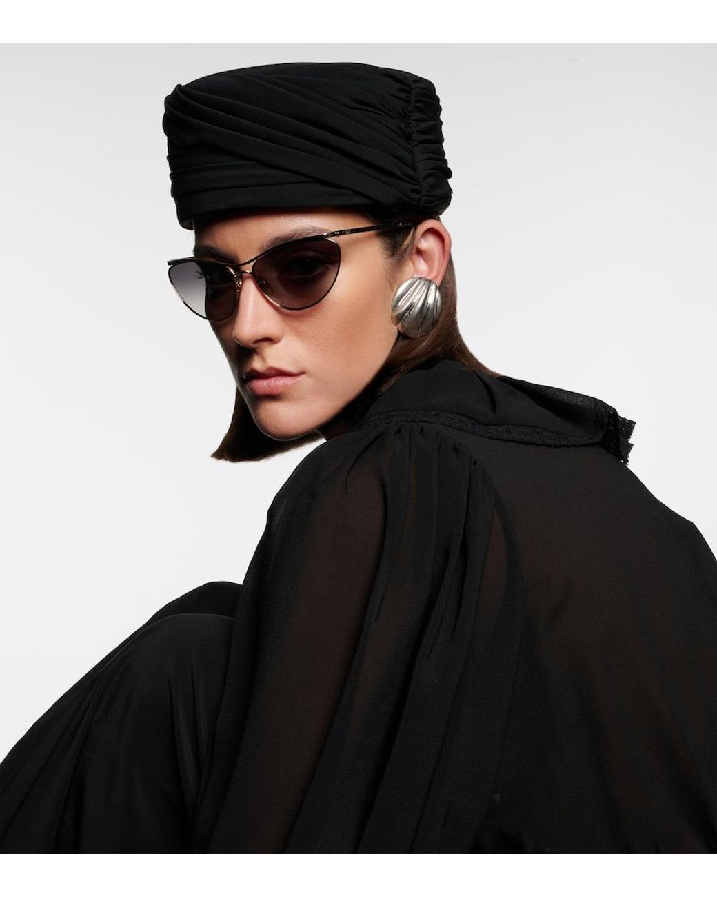 Chloé Gray Uma Cat-Eye Sunglasses