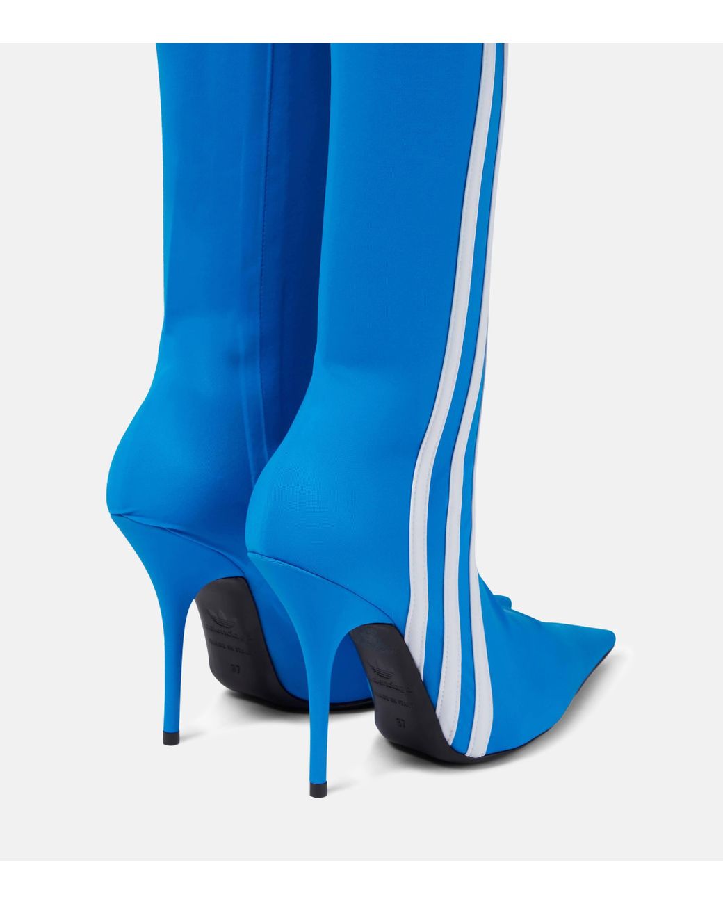 Blue balenciaga boots sales