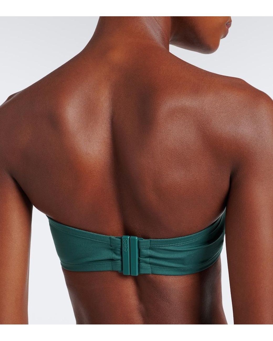 Eres Green Show Bandeau Bikini Top