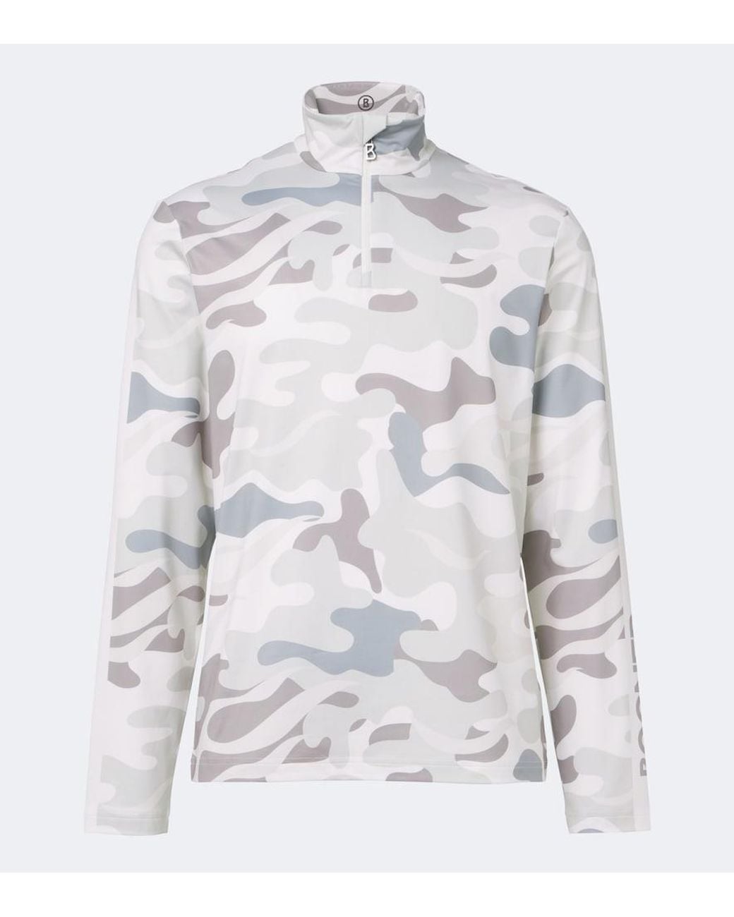 Bogner Gray Verti Camouflage Ski Top for men