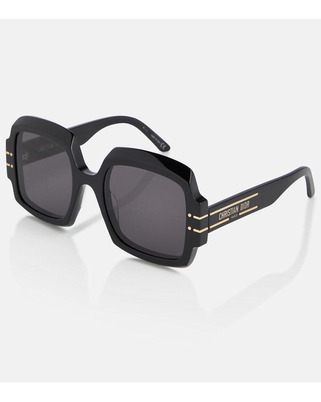 Dior Black Grey Square Sunglasses Signature S1u 10a0 55