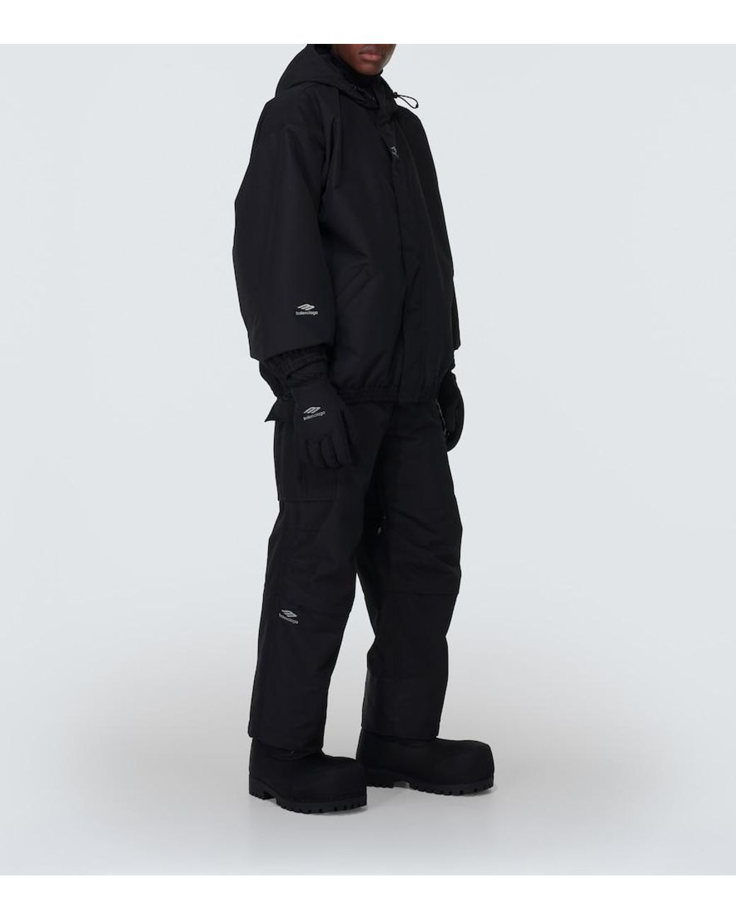 Balenciaga Black 'Skiwear' Parka for men