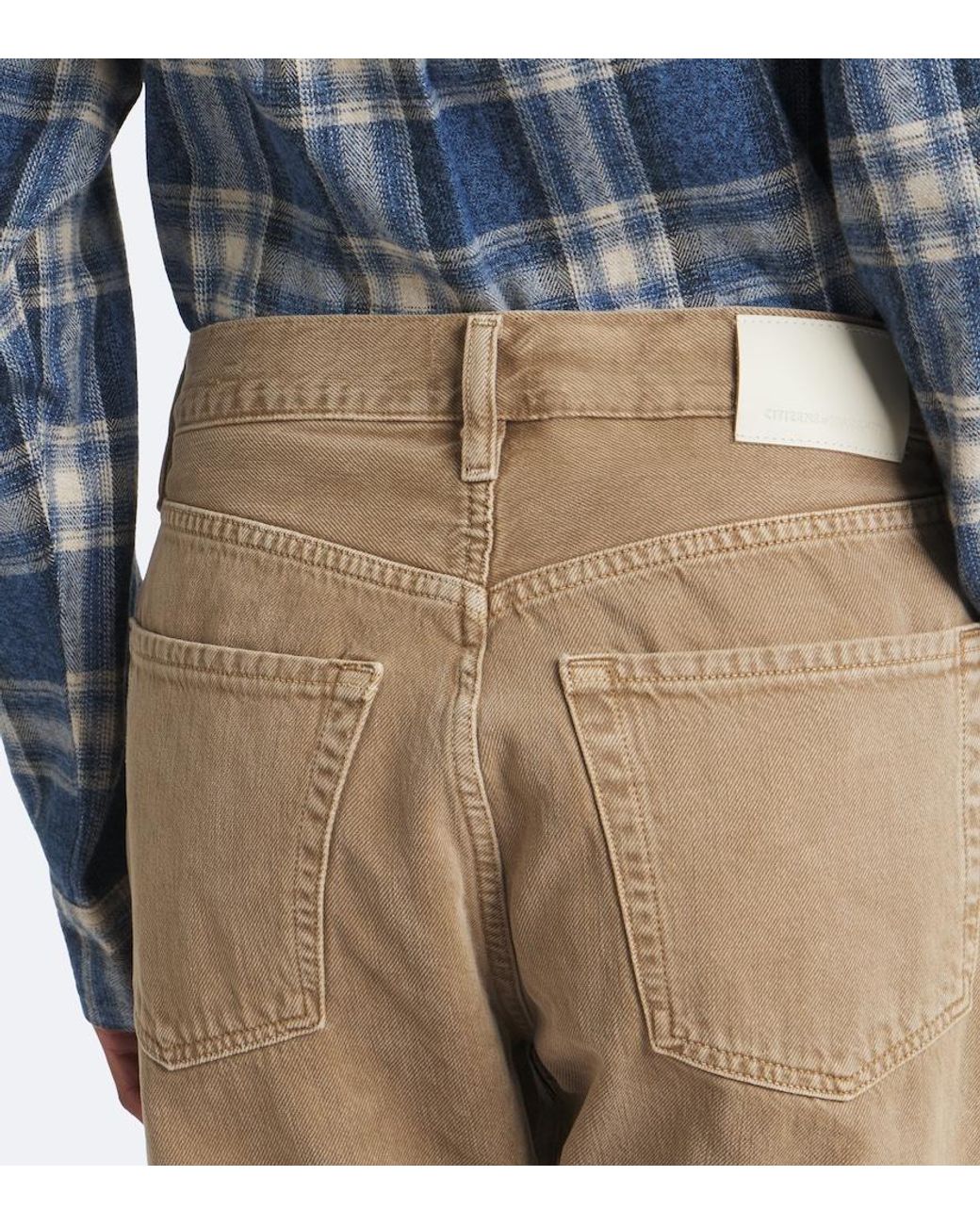 Citizens of Humanity Natural Winslow Cropped Straight Jeans
