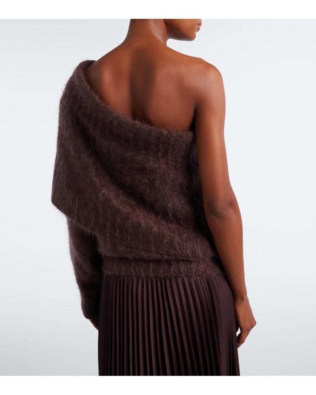 Joseph Brown Parwich One-Shoulder Cashmere Sweater