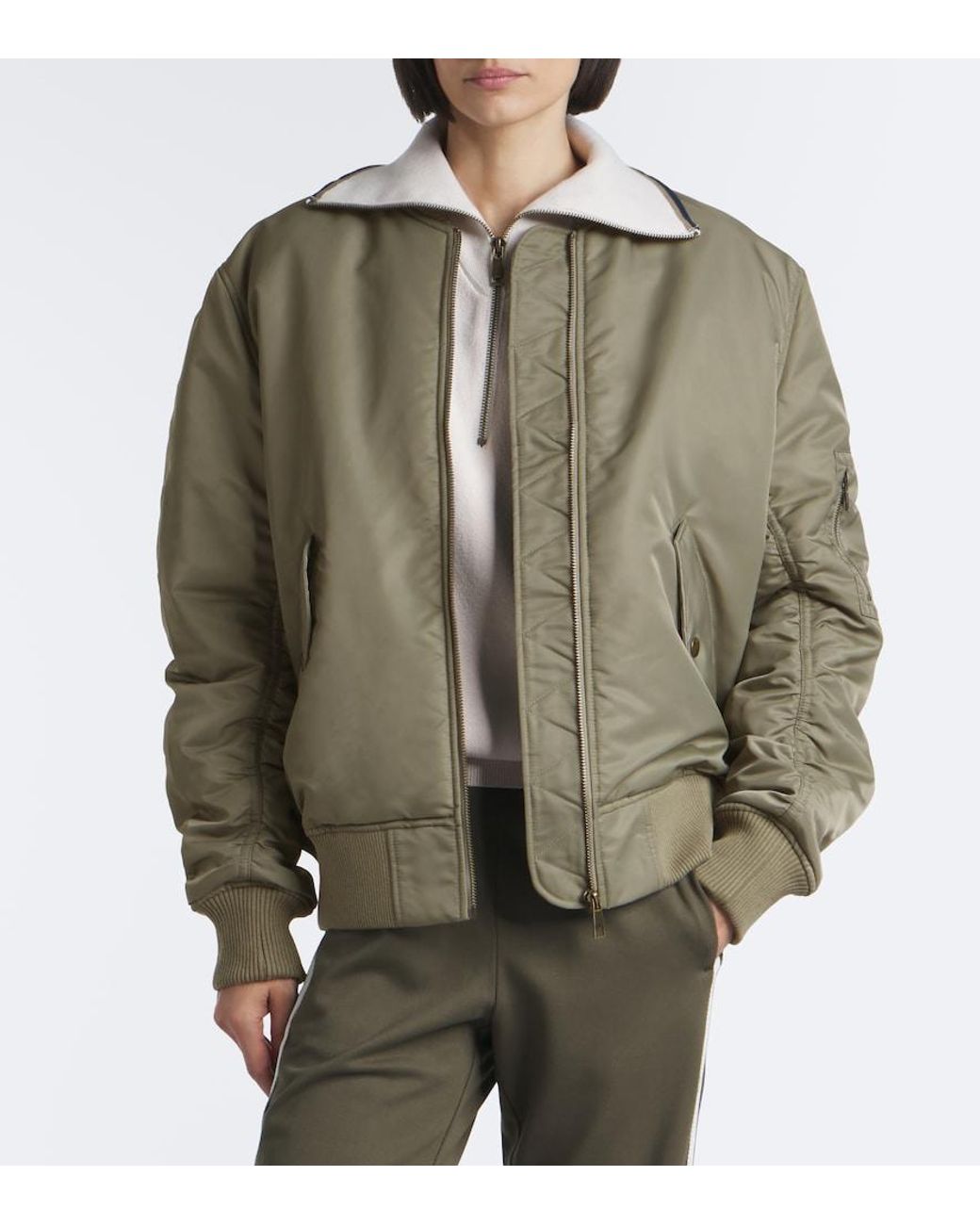 The Upside Green Tribute Bomber Jacket