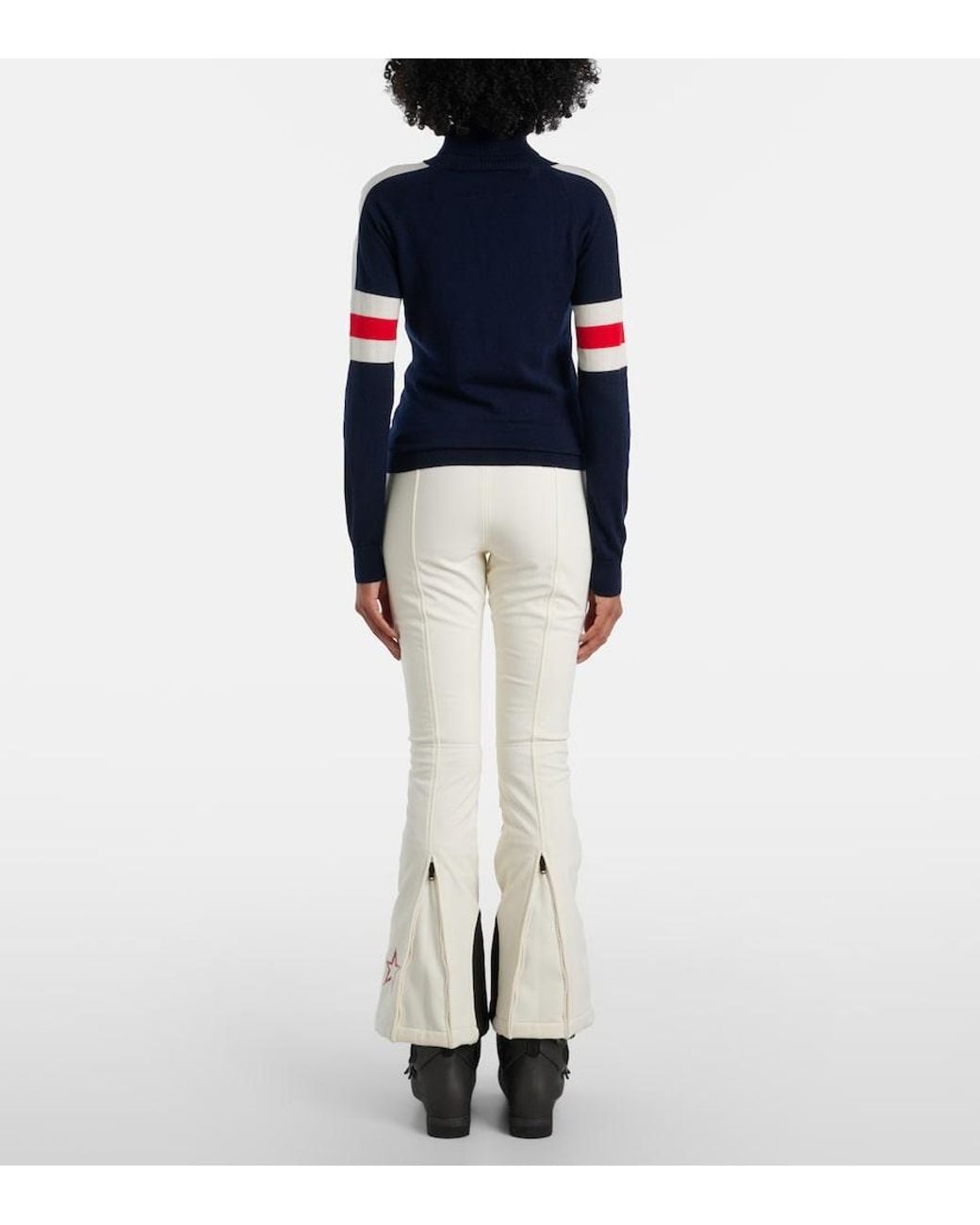 Perfect Moment Blue Neve Wool Sweater