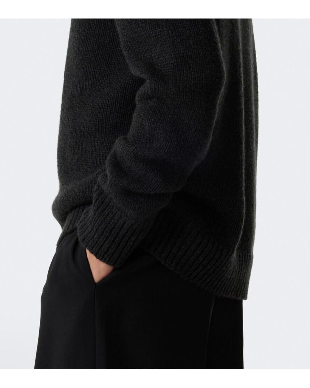 The Row Black Ardor Cashmere Cardigan for men