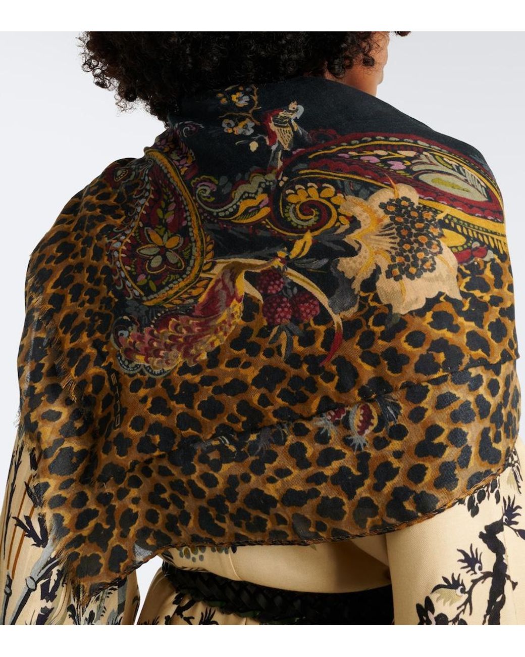 Bufanda De Cachemir Estampada Etro de color Black